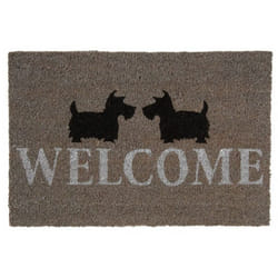 Paillasson coco teintée 60 x 40 cm Scottish welcome