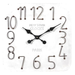 Aubry Gaspard - Horloge carrée en résine New Town