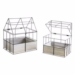 Laissez-vous tenter par les bienfaits d'une mini serre chez vous ! Véritable objet de décoration tendance pour intérieure, ce ...