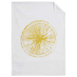 Aubry Gaspard - Torchon de cuisine en coton Citron (Lot de 2)