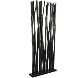 Aubry Gaspard - Socle avec 19 tiges de bois Noir - Noir