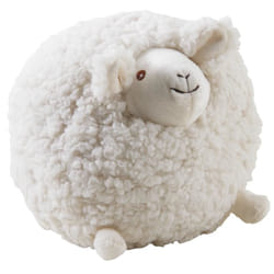 Mouton en laine blanc Shaggy Moyen modèle