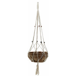 Aubry Gaspard - Macramé en jute blanc