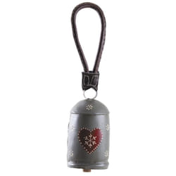 Aubry Gaspard - Cloche en métal avec coeur - Gris