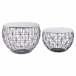 Aspect Matériau principal Métal Matériaux secondaires Marbre Dimensions de la grande Diamètre (en cm) 49 Hauteur (en cm) 37 D ...