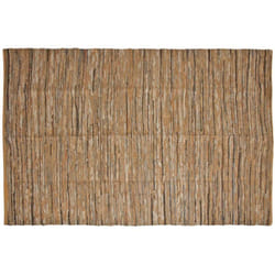 Aubry Gaspard - Tapis en coton recyclé et cuir 300 x 200 cm