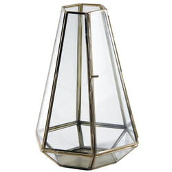 Aubry Gaspard - Photophore en verre et laiton