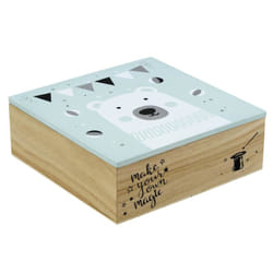 Aubry Gaspard - Boite carrée en bois Ours