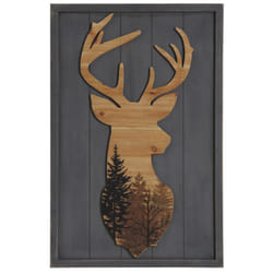 Cadre en pin FORÊT Cerf