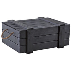 Aubry Gaspard - Coffre en bois peint noir