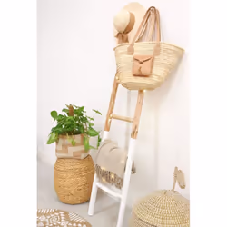 Aubry Gaspard - Corbeilles de rangement en jonc de mer (Lot de 2)