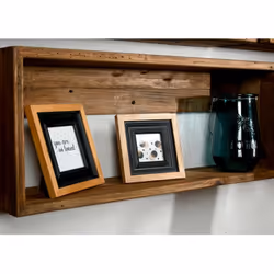 Aubry Gaspard - Cadre photo en bois et verre (Lot de 2) - Marron