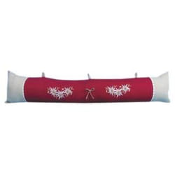 Aubry Gaspard - Bas de porte en coton et lin Edelweiss - Rouge