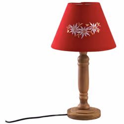 Aubry Gaspard NLA 2260, Bois, Bois, Chambre à coucher, E27, 1 ampoule(s), Ambiance