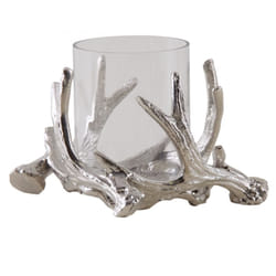 Aubry Gaspard - Photophore bois de cerf en aluminium Diamètre 14cm