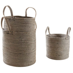 Aubry Gaspard - Cache-pot en jute et coton (Lot de 3)