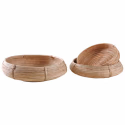 Aubry Gaspard CCO 941 S set of 3, Rotin, Panier, 280 mm, 1,25 kg