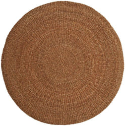 Aubry Gaspard - Tapis rond en jonc de mer naturel Siz Diamètre 150cm