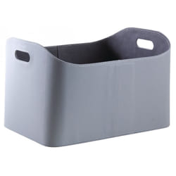 Aubry Gaspard - Corbeille à bûches en polyuréthane - Gris