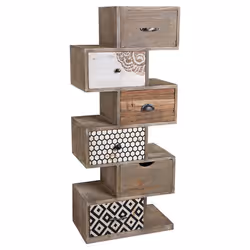 Commode en manguier Zigzag
