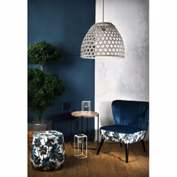 Fauteuil en velours Jungle