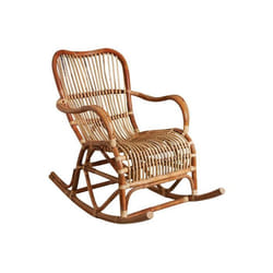 Rocking chair en rotin naturel Paya