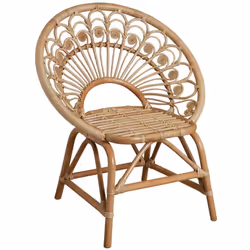 Aspect Matériau principal Rotin naturel Dimensions Hauteur (en cm) 81 Hauteur de l'assise (en cm) 42 Longueur (en cm) 71,00 P ...