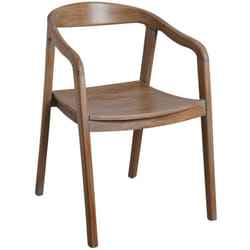 Fauteuil en teck patiné Ciamis