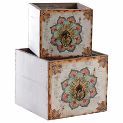 Aubry Gaspard CCO 954 SP set of 2, Bois, Panier, 160 mm, 160 mm, 140 mm, 1,01 kg