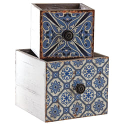 Aubry Gaspard - Corbeilles tiroirs motif mosaïque