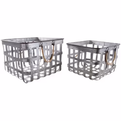 Aubry Gaspard CRA 571 S set of 2, Métal, Panier, 375 mm, 375 mm, 275 mm, 3 kg