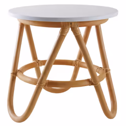 Aubry Gaspard NTE 1170, Table basse, Forme arrondie