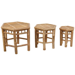Sellettes en bambou (Lot de 3)