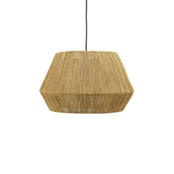 Abat-jour à suspendre en jute naturel Diamètre 50 cm