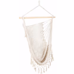 Aspect Coloris Écru Finitions Macramé Matériau principal Coton Matériaux secondaires Bois Dimensions Hauteur (en cm) 130,00 L ...