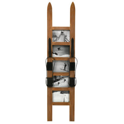 Aubry Gaspard - Cadre photo skis en bois et verre