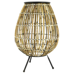 Aubry Gaspard - Lampe sur pied en rotin naturel