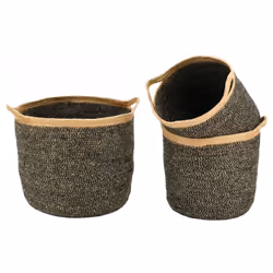 Aubry Gaspard JCP 421 S set of 3, Pot, Jute, 25 cm, 3 kg