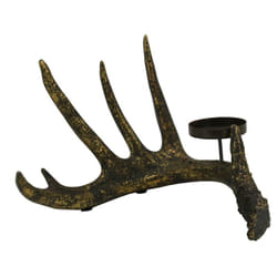 Aubry Gaspard - Porte bougie bois de cerf en polyrésine 1 bougie