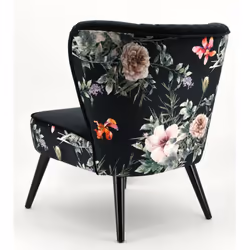 Aubry Gaspard - Fauteuil coquille en velours