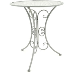 Table ronde en métal
