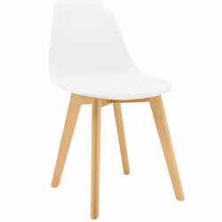 Aspect Coloris Blanc Matériau principal Polypropylène Matériaux secondaires Bois de hêtre Dimensions Hauteur (en cm) 83 Longu ...