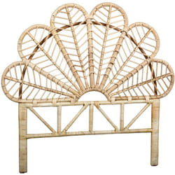 Tête de lit en rotin naturel Sola Sommier 90 cm