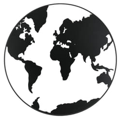 Aubry Gaspard - Mappemonde en métal laqué