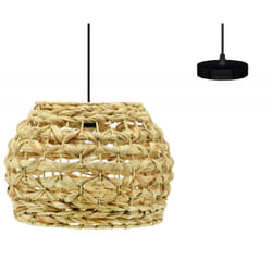 Aubry Gaspard - Suspension ronde en jacinthe naturelle et métal