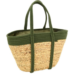 Sac en palmier naturel et teinté