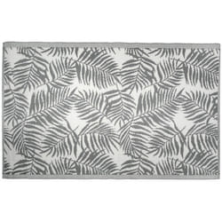 Aubry Gaspard - Tapis d'extérieur en polypropylène 120 x 180 cm Exotique - Gris