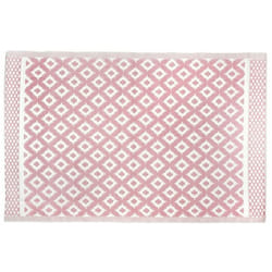 Aubry Gaspard - Tapis d'extérieur en polypropylène 120 x 180 cm Maya - Rose