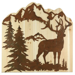 Aubry Gaspard - Décoration murale en bois et métal Cerf