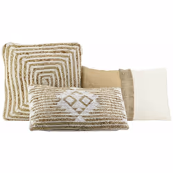 Aspect Matériau principal Jute Matériaux secondaires Coton Dimensions Dimensions coussin carré 45 x 45 cm Dimensions coussins ...